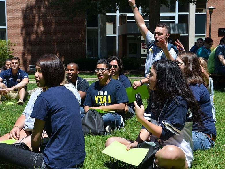 Students at the annual Student Leadership Fair